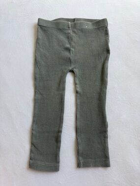 Cotton On Kids Ribbed Leggings in Olive Green Size 18-24 Months